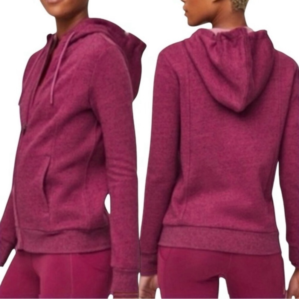 FIGS Women's Raspberry On-Shift Full Zip Hoodie™